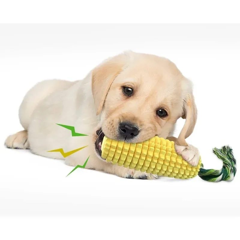 Corn Dog Stick - Novità! Giocattoli interattivi per cani, resistenti